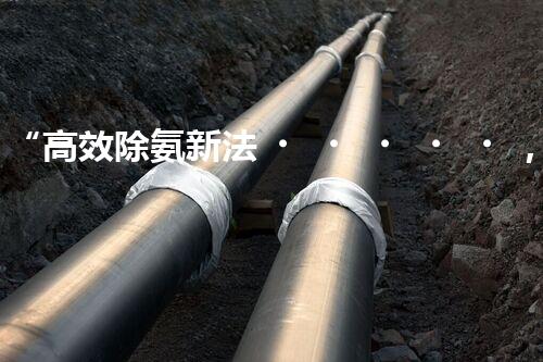 “高效除氨新法，破解氨氮廢水超標(biāo)難題”